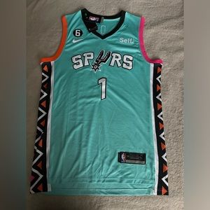 San Antonio Spurs Victor Wembanyama #1 City Edition Swingman Jersey